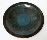 Stoneware plate by Peter Stichbury, sold Dec 2015
