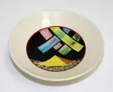 Stoneware plate by Warren Tippett, sold Dec 2015