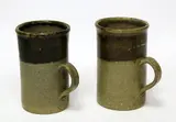 Denis O’Connor, A pair of slim stoneware mugs