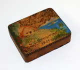 Hannah Eliza Jane Brenkley, New Zealand centennial exhibition carved box.