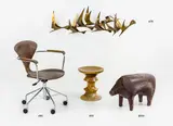 Curtis Jere for Artisan House, Flying birds brass wall sculpture