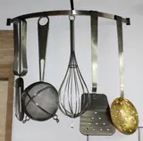 Curtis Jere for Artisan House, Giant rare five piece Kitchen utensil set