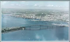 Whites Aviation, Large and impressive photo of Auckland city