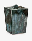 Takeichi Kawai and Len Castle, Stoneware lidded jar