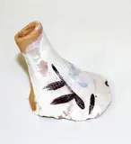 Unglazed earthenware spout by Len Castle and Neil Grant Shoji Hamada, offered Sep 2015