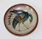 Elizabeth Lissaman, Small hand-painted pottery plate