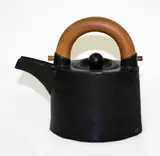 Chris Weaver, Iron Series black glazed porcelain teapot