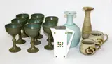 Patti Meads, Eight stoneware goblets