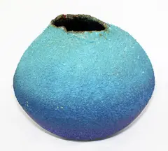 Large stoneware globular vase by Brian Gartside, sold Sep 2015