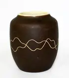 Bohemia Ware vase by Mirek Smisek for Crown Lynn, sold Sep 2015