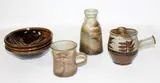Christopher Clouston, Stoneware bottle and mug