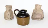 Kelvin Bradford, Two small stoneware bottle vases