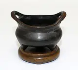 Small Chinese bronze censer, late Qing dynasty