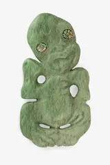 Mike Higgs, A rare inanga pounamu double sided Hei- tiki