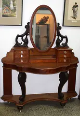 William and James Norris, Colonial dressing table, circa 1870