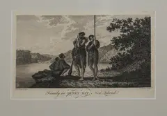 William Hodges, Family in Dusk Bay, New Zealand