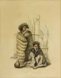 George French Angas, E Pori and her daughter E Rangi Wawa