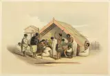 George French Angas, Lamentation over a Deceased Chief