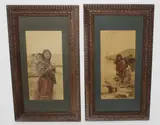 J.R. Blencowe, ‘Mother and child’ and ‘Maori cooking operations, Rotorua’