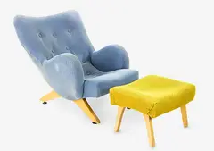 Ces Renwick for Airest, Bahama lounge chair and foot stool