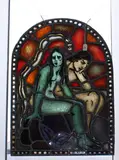 Ki Kristiansen, An unusual leadlight panel