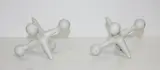 George Nelson, White metal Jax bookends