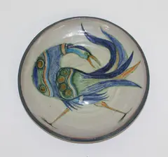 Wall plate by Elizabeth Lissaman, sold Feb 2015