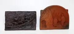 Diedre Airey, Two stoneware and terracotta plaques