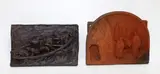 Diedre Airey, Two stoneware and terracotta plaques