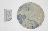 Mitsuyu Niiyama, Large hand painted wall plate