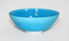 Porcelain bowl by Len Castle, sold Feb 2015