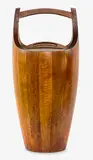 Jens Quistgaard for Dansk Denmark, 1950s dark teak tall ice bucket
