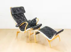 Bruno Mathsson for Dux, Pernilla chair and ottoman