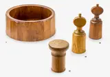 Jens Quistgaard for Dansk Denmark, 1960s staved teak salad bowl
