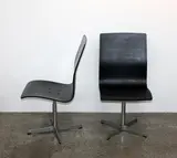 Arne Vodder for Fritz Hansen, Rare pair of Oxford chairs