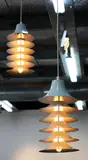 Jorgen Gammelgaard for Design Forum, Pair of white pendant lights