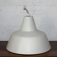 Louis Poulsen, White steel and enamel pendant light