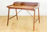 Rare and early Danish teak desk by Svend Aage Madsen for Kk Furniture, offered Oct 2014