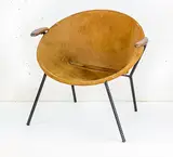 Hans Olsen for Lea, A superb rare Ballonstol chair