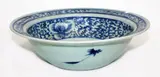 19th century by Large Chinese blue and white bowl, offered Oct 2014