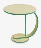 Garth Chester, Rare white and green painted side table