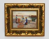 Francis Clarke, hand painted porcelain plaque