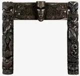 Tene Waitere, A superb and rare carved Ngati Tarawhai fire surround