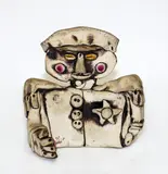 Bronwynne Cornish, Early stoneware figure