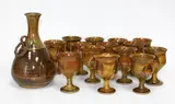 Peter Shearer, Fourteen stoneware wine goblets