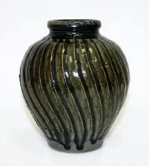 Stone ware vase by Peter Shearer, sold Oct 2014