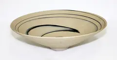 Stoneware agate bowl by John Parker, sold Oct 2014