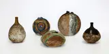 Doris Dutch, Two stoneware wall vases