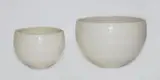 Ross Mitchell-Anyon, Two white glazed stoneware bowls