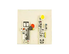 Ceramic tile by Ted Dutch, sold May 2014